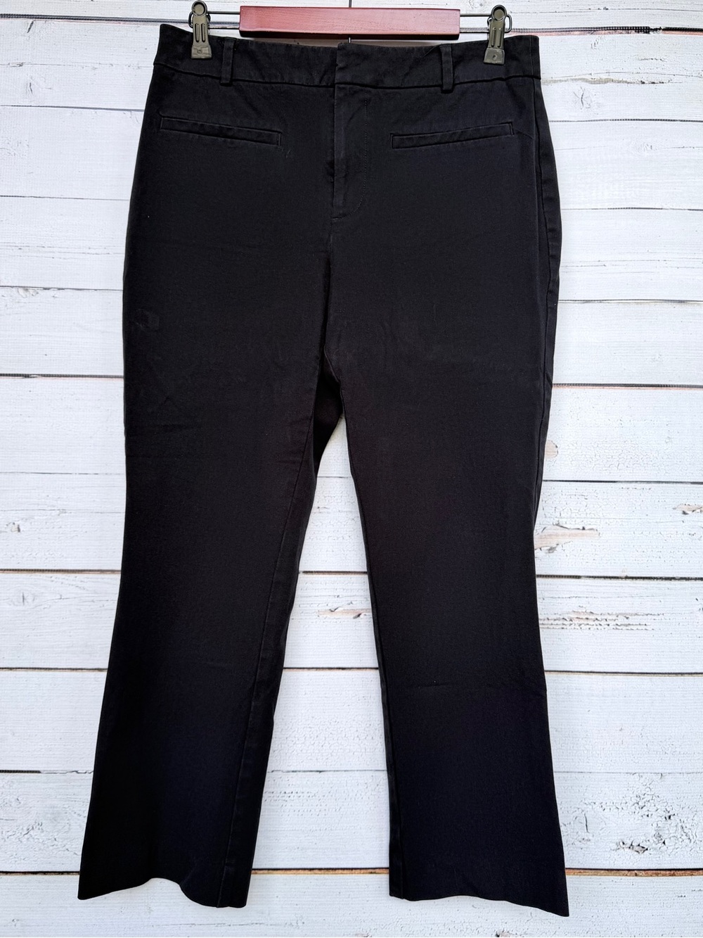 Maeve by Anthropologie High Rise Kick Flare Ankle Dress Pants Size 10
